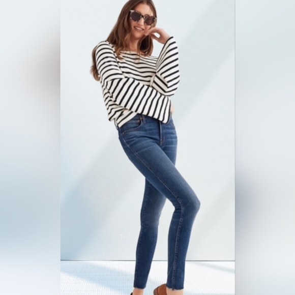 Madewell Denim - Madewell 9" Mid-Rise Skinny Women's Blue Jeans